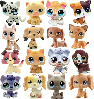 ☁️ AUTHENTIC LPS Littlest Pet Shop #69 Husky Dog Gray White Blue Eyes ☁️ |  eBay