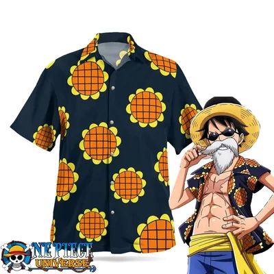 Luffy Dressrosa Shirt Sunflower - One Piece Hawaiian Shirt - Official One  Piece Merch Collection 2023 - One Piece Universe Store