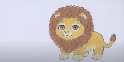 иллюстрация льва, мультфильм льва, мультфильм лев, мультипликационный  персонаж, млекопитающее, нарисованные png | PNGWing