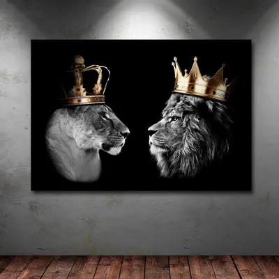 Львица в короне картинка - 61 фото