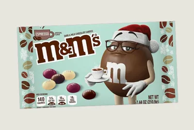 Dragee M AND MS With salted peanuts, 130 g - Delivery Worldwide
