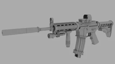 Security Forces M4A1 Carbine Rifle