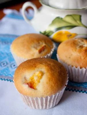 Рецепт персиковых маффинов с фото пошагово на Вкусном Блоге