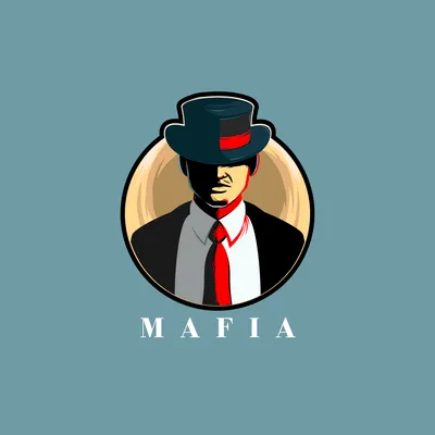 Mafia Man Gaming Logo - Turbologo Logo Maker