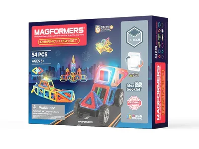 Magformers Rainbow Magnetic Construction Set, 62-Piece - Midwest Technology  Products