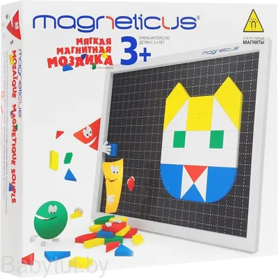 Купить Магнитную мозаику Magneticus (Магнетикус) 3+ / 5 цветов /Листок с  примерами MM-146 в Минске в интернет-магазине | BabyTut