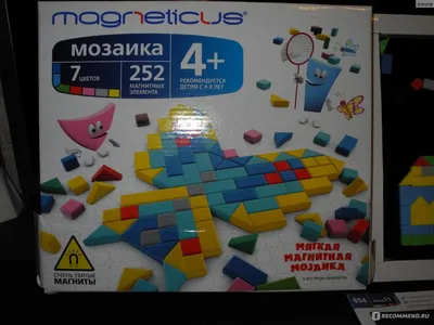 Анимированная магнитная мозаика Роботы Magneticus МК-001 купить в по цене  656 руб., фото, отзывы