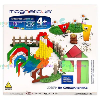 Магнитная мозаика MAGNETICUS Путешественник Стройка купить по цене 629 ₽ в  интернет-магазине Детский мир