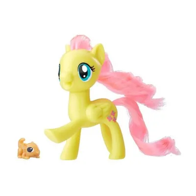 Купить Пони Флаттершай \"Action Friends\" My Little Pony, b3601 Hasbro