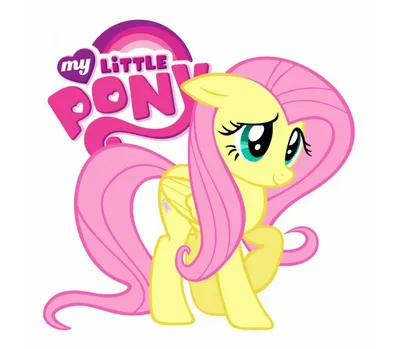 Май литл пони Флаттершай мягкая плюшевая игрушка в сумочке / My Little Pony  Princess Fluttershy
