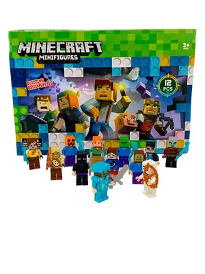 Набор игровых фигурок, герои МАЙНКРАФТ Minecraft на блистере  (ID#1665642222), цена: 185 ₴, купить на Prom.ua