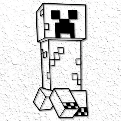 STL file Minecraft creeper wall art Minecraft wall décor Minecraft creeper  🎨・3D print design to download・Cults