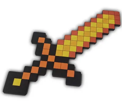 Меч Майнкрафт игрушечный световой пиксельный со звуком / Оружие Minecraft /  Подарок для мальчика - купить с доставкой по выгодным ценам в  интернет-магазине OZON (605163428)