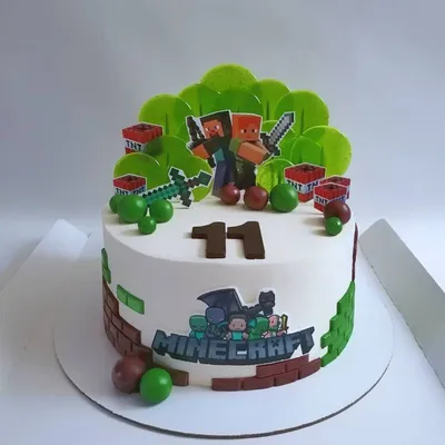 Торт майнкрафт | Торт minecraft, Торт, Детский торт
