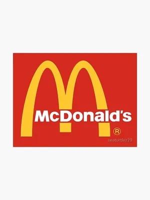 Amazon.com: McDonalds Logo - Sticker Graphic - Auto, Wall, Laptop, Cell,  Truck Sticker for Windows, Cars, Trucks : Automotive