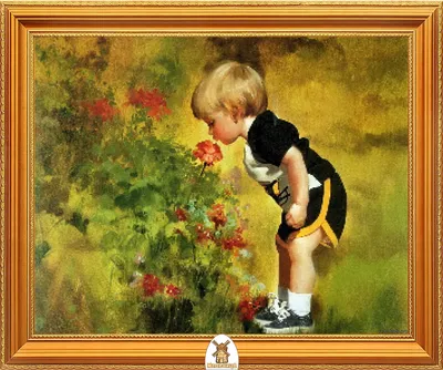 Мальчик с цветами рисунок - фото и картинки abrakadabra.fun
