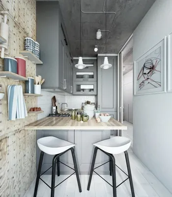 6 способов сделать маленькую кухню удобной, фото