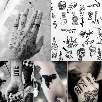 Маленькие тату – эскизы и фото мини татуировок