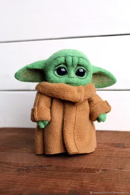 Малыш Йода Baby Yoda игрушка в интернет-магазине Ярмарка Мастеров по цене  9500 ₽ – L1L0OBY | Войлочная игрушка, Москва - доставка по России
