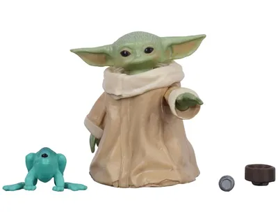 Фигурка Hasbro Star Wars The Black Series: The The Mandalorian - Baby Yoda  (Хасбро Звездные войны Черная серия: Мандалорец - Малыш Йода 2,5 см)