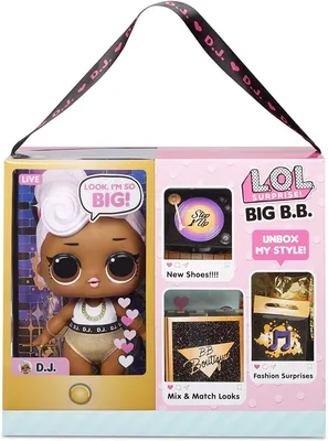 Куклы L.O.L. LOL Surprise Big B.B. (Большие Малышки) D.J. 573067  (ID#177228638), цена: 179 руб., купить на Deal.by