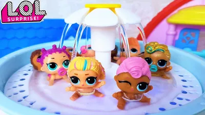 BATHED IN THE FOUNTAIN! KIDS LOL ESCAPED from KINDERGARTEN # dolls # lol  surprise # Cartoons - YouTube