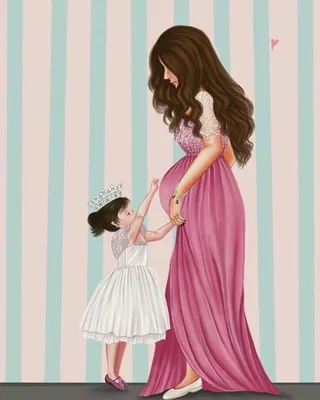 Счастливого дня матери Мама и дочь PNG , мама, Мама, дочь PNG картинки и  пнг PSD рисунок для бесплатной загрузки