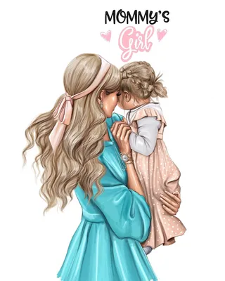 Как нарисовать Маму и Дочку | Рисуем Красивый рисунок для Мамы | Рисунки  Юльки - YouTube
