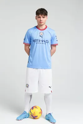 Новая Футбольная форма Manchester City (Манчестер Сити, Ман Сити) 2022-2023  игровая/повседневная 10221011 цвет: голубой 83457 купить в SOCCER-SHOP -  Футбольный интернет-магазин