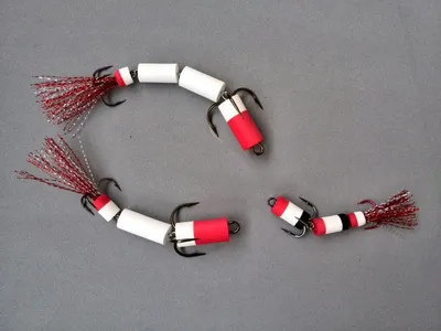 Мандула конус D-bait (7 см) красно чёрная (упаковка 1 шт) - D-bait  недорогие рыболовные приманки от производителя