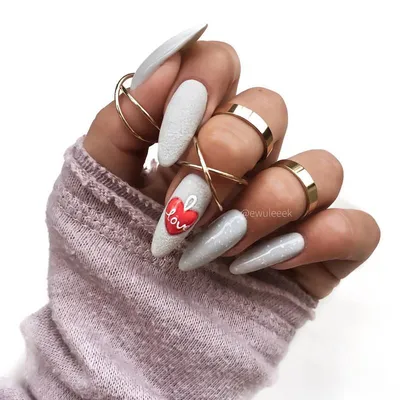 loveit: 20 романтичных дизайнов ногтей для 14 февраля | theGirl