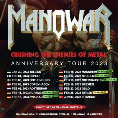 Manowar – The Official Manowar Website