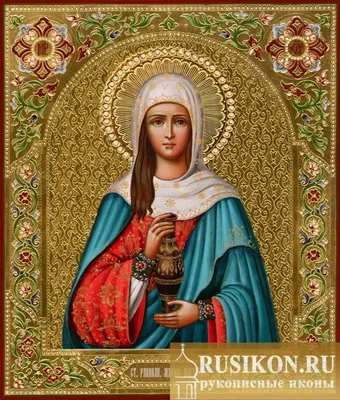 Святая Мария Магдалина - rusikon.ru - рукописная икона