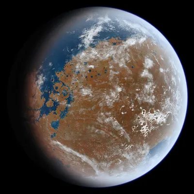 Не совсем Красная планета: на новом снимке Марс выглядит иначе