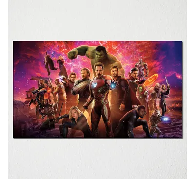 Картина на стену Мстители MARVEL купить - интернет магазине Москва