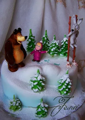 Детский торт торт маша и медведь