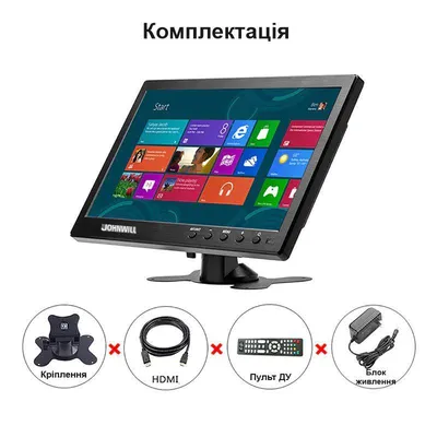 Автомобильный монитор 10 дюймов для камеры заднего вида в машину Johnwill  HD1011, 1366х768, AV, HDMI, VGA (ID#1422060442), цена: 4945 ₴, купить на  Prom.ua
