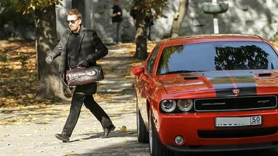 Фотографии Dodge Challenger HellCat фиолетовых авто 3840x2160