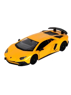 Модель машины 1:36 Lamborghini Aventador SV 13см инерция Желтый - купить с  доставкой по выгодным ценам в интернет-магазине OZON (511915449)