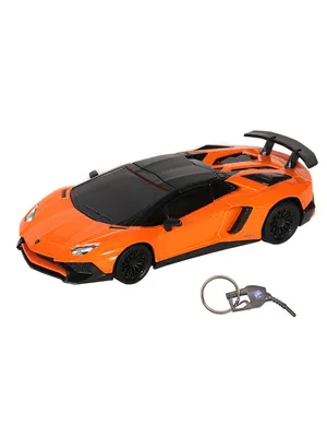 Модель машины 1:32 Lamborghini Aventador LP750 \"Заправь и поехали\"  Оранжевый - купить с доставкой по выгодным ценам в интернет-магазине OZON  (485260447)