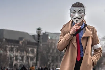 Праздничные аксессуары Aliexpress Маска Анонимуса/Anonimous — маска Гая  Фокса из фильма «V значит Vendetta» - «Полезно!» | отзывы