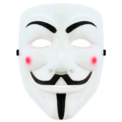 ᐉ Маска Гая Фокса купить Латексные маски персонажей в Украине ➦ Цена на  Маски карнавальные в магазине ≡4party≡