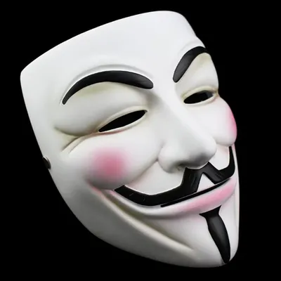 Карнавальная маска Гая Фокса, белая/коричневая | AliExpress