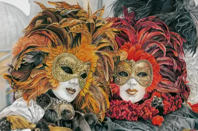 Masque de Venise | Венецианский карнавал, Венецианские маски, Карнавал
