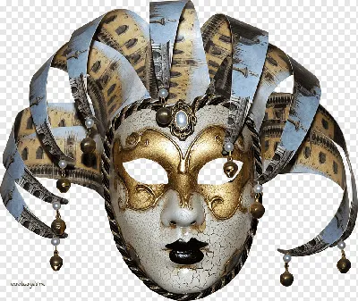 Венеціанська маска./ Карнавал/ Декоративний.Чорний - золото.Виробництво -  Італія. (ID#1024700525), цена: 3997 ₴, купить на Prom.ua