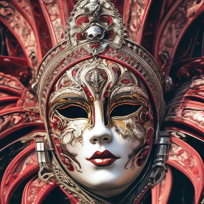 Венецианская маска, карнавал, эстетично…» — создано в Шедевруме