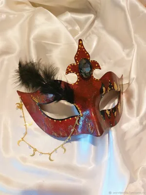 Карнавальные маски: Карнавальная венецианская маска « Плюмаж» в  интернет-магазине Ярмарка Мастеров по цене 3850 ₽ – K04SSBY | Карнавальные  маски, Санкт-Петербург - доставка по России