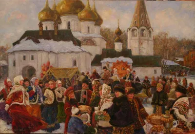 Масленица в русской живописи