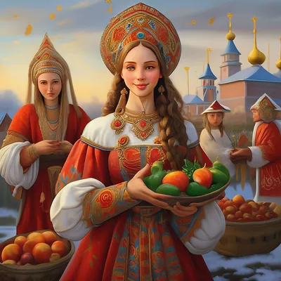 Масленица (картина Кустодиева) — Википедия