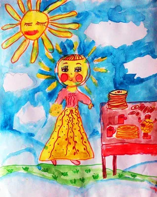 Выставка детских рисунков «Масленица красна блинами» | ВКонтакте